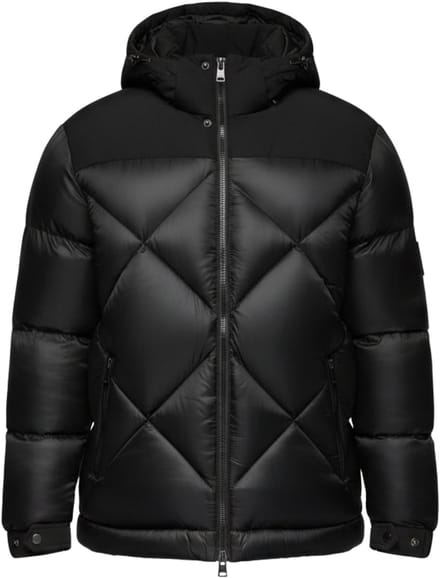 OMBRE Jas - Regular Fit - Lange Mouw - Rits Zwart S