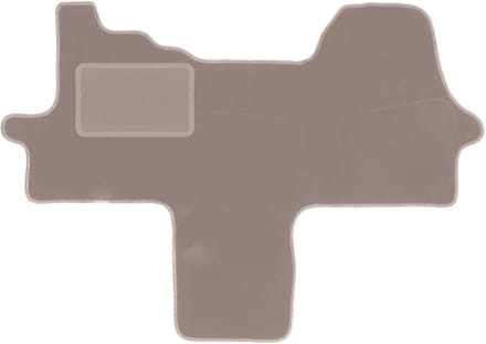 Beige velours matten voor: Citroen Jumper II bestelbus (2006-2014)