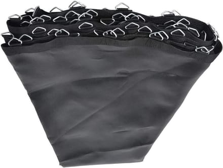 Trampoline Springdoek - Vervangend Doek - Veilig Stuiteren - UV-bestendig - Diverse Maten - Zwart