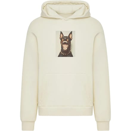 Mister Tee - Fearless Dawg Fluffy Hoodie/trui - M - Creme