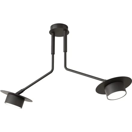 Plafondlamp met 2 lampen Emibig Lighting Mizu