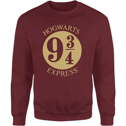Harry Potter Platform Sweatshirt - Burgundy - S