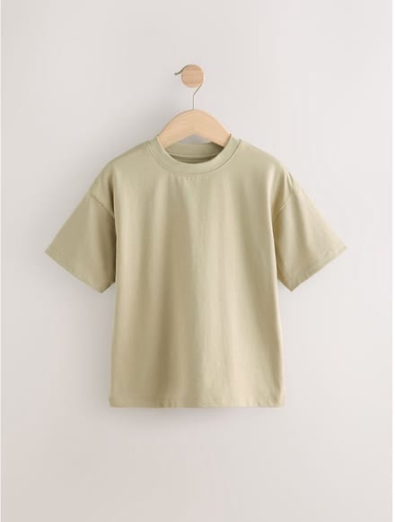 Next - Jongens - T-shirt met korte mouwen en relaxte pasvorm - Groen