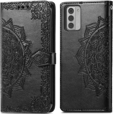 imoshion Hoesje - Geschikt voor Nokia G42 - Mandala Bookcase - Zwart
