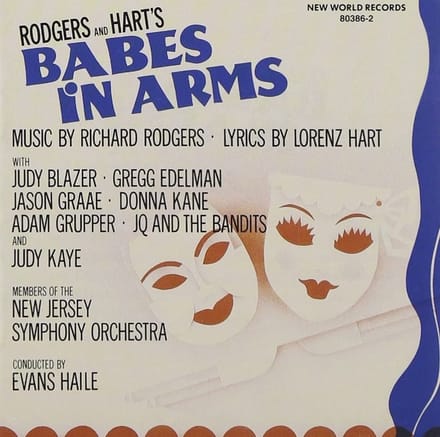 Members Of New Jersey Symphony Orchestra, Evans Haile - Rodgers & Hart: Babes In Arms (CD)