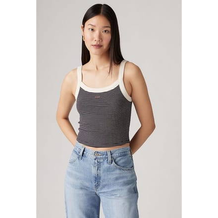 Levi's Essential Tank Top Black Taglia: L | Canottiere Outlet | Donna | Nero