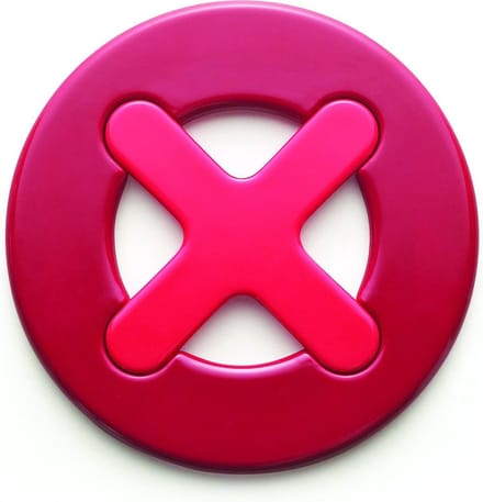 Vice Versa Mayday Onderzetter - 2 in 1 - Rood
