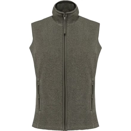 Kariban Bodywarmer van microfleece dames K906 - Green Marble Heather - M