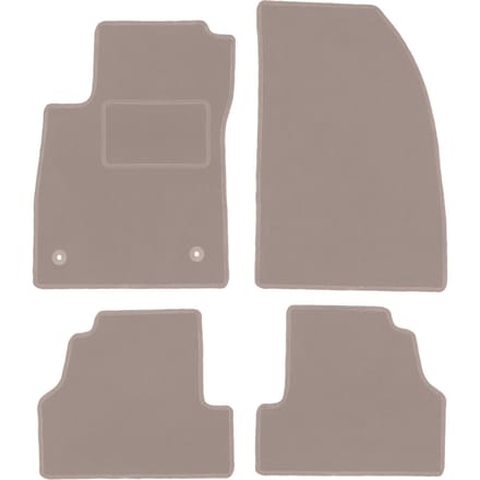 Beige velours vloermatten voor: Chevrolet Trax crossover (2013-)