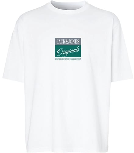 JACK&JONES - JORHYERES FRONT SS CREW NECK FST PLS - Heren T-shirts