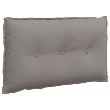 vidaXL - Rugkussen - Taupe - 200 - x - 19 - x - 50 - cm - Stof