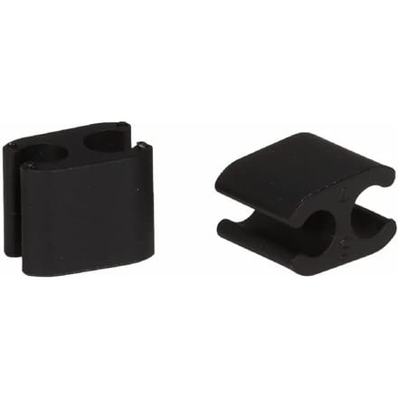 Elvedes kabelclips duo zwart 4,1+5mm plastic(p/10)CP2020103