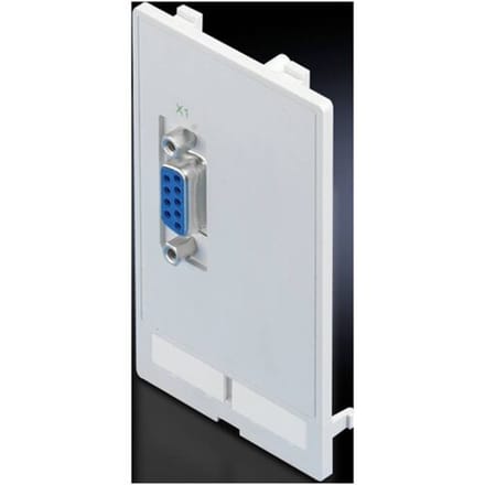 Rittal SZ 2482.510 Interface inzetstuk Met snaplock Polycarbonaat Grijs, Geel 1 stuk(s) Piece