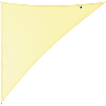 Kopu® Schaduwdoek Driehoek 500x500x710 cm - Waterdicht - 230 grams - Creme