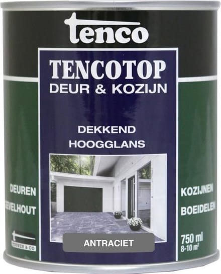 Tenco tencotop deur & kozijn dekkend hoogglans antraciet - 750 ml