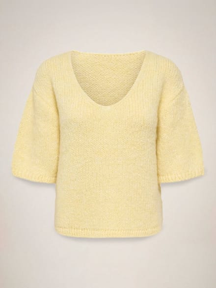 JDY - JDYLINEA S/S V-NECK PULLOVER KNT - Dames - Gebreide truien