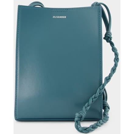 Tangle Kleine Schoudertas - Jil Sander - Leer - Groen