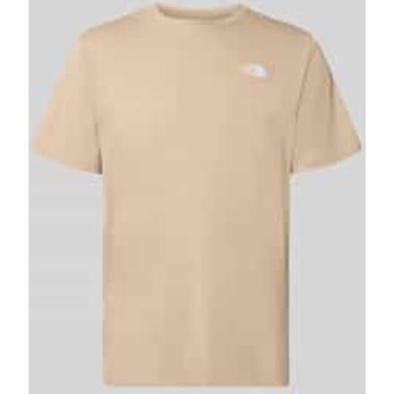 T-shirt met Labelstitching en Ronde hals