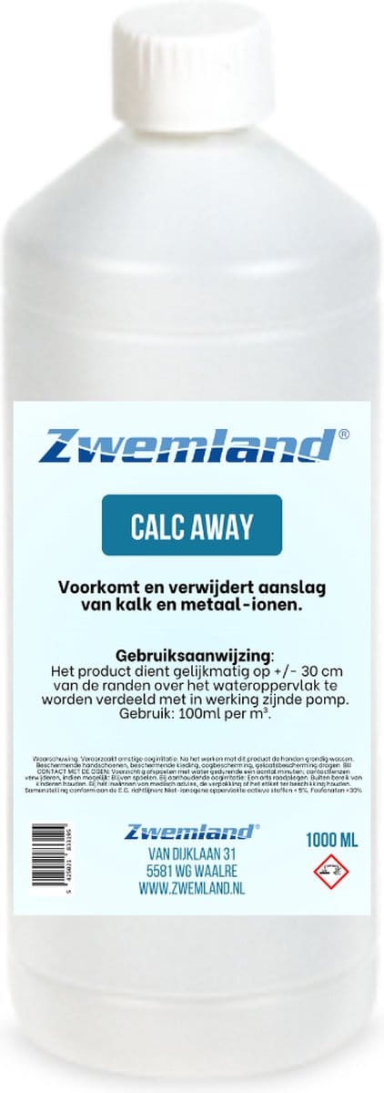 Zwemland Calc Away 1 Liter