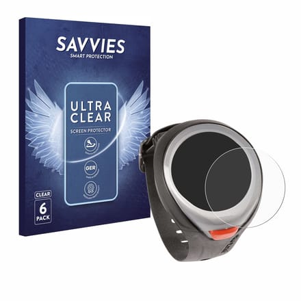 Savvies - Screenprotector voor Mares Puck Pro - Folie Beschermfolie transparant 6 Stuks