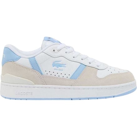 Lacoste Dames/Dames T-Clip Set Leren Trainers (Wit/blauw)