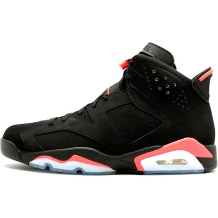 Jordan 6 Retro Infrared Black 2014 384664-023 41 gray