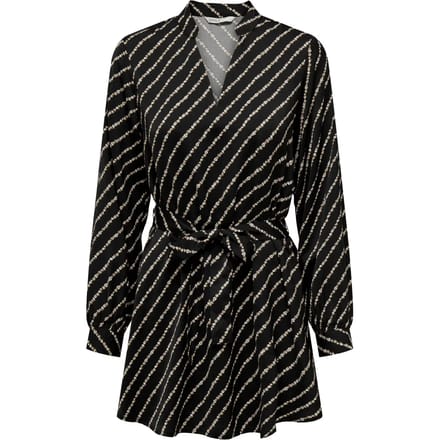 Damesjurk met lange mouwen en v-hals Only Onlthalia Bf Ptm