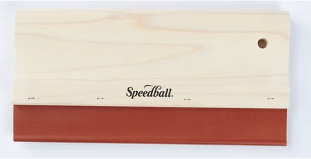 Zeefdruk rakel Speedball hout 25.4 cm