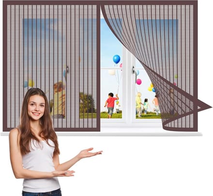 Magnetisch Hor Raam 95x135 CM - Insectenwerend en Wasbaar