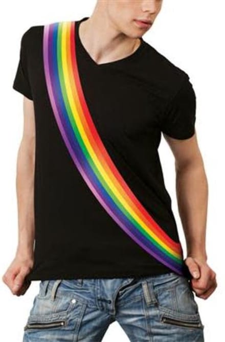 Sjerp in regenboogkleuren