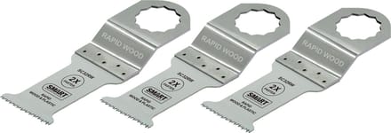 SMART Blades RapidWood Supercut & Vecturo Multitool Zaagblad - Hout/Plastic - 32x51mm - 3 stuks