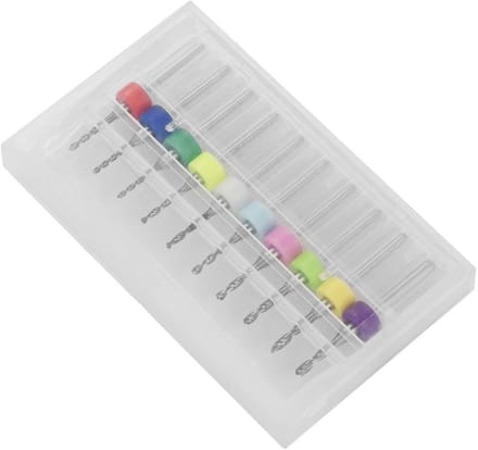 Allecto - 10 stuks boor bits set - multifunctionele micro boor bits - wolfraamcarbide - 1,1-2,0 mm - geschikt voor printplaat - hoogwaardige kwaliteit