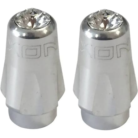 Bouchon van ventiel in 6061-aluminium met swarovski-kristal XON Presta (x2)