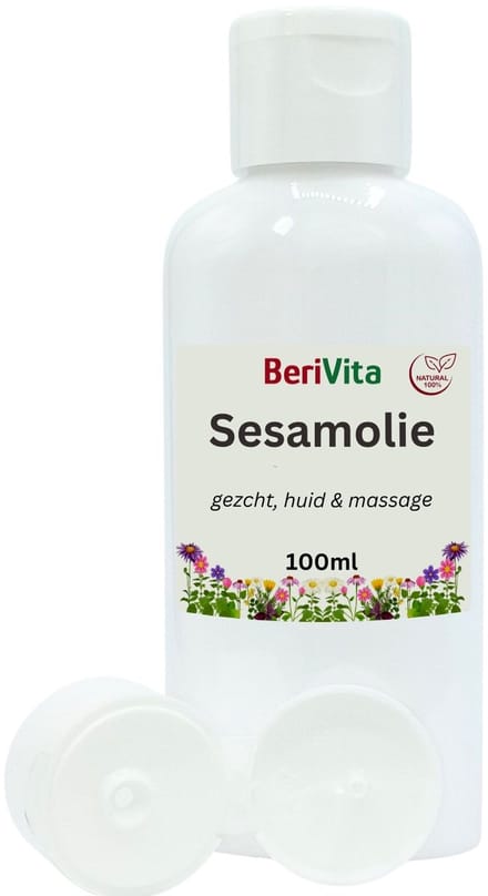 Sesamolie Puur 100ml - Huidolie en Haarolie