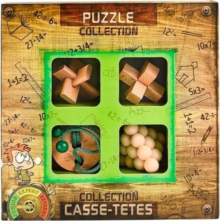 Eureka Wooden Brain Puzzles Junior 4 pcs.