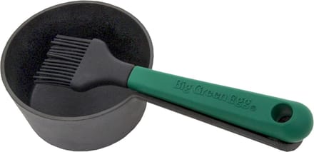 Big Green Egg - Cast Iron Sauce Pot with Basting Brush