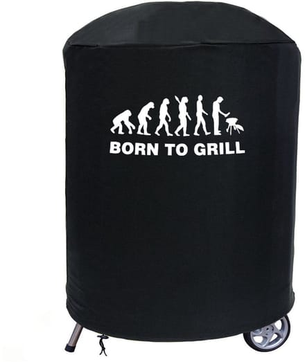 FEROCITY - Grillhoes - 59-69 cm x 90 cm - Waterdicht - UV-bestendig - Polyester - Zwart