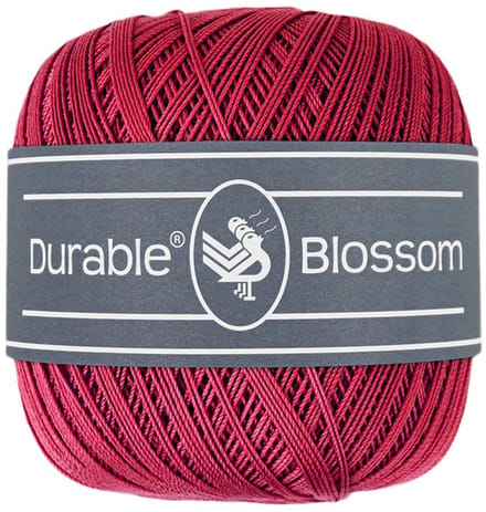 Durable Blossom - 222 Bordeaux - Verfijnd Gemerceriseerd Katoen Garen