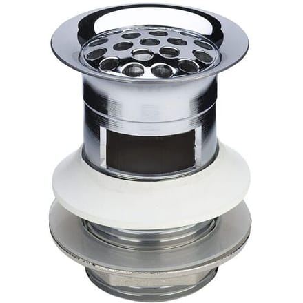 Viega stem valve with strainer for washbasins with overflow 116637