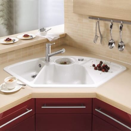 Villeroy & Boch Solo corner inset sink 670802R1