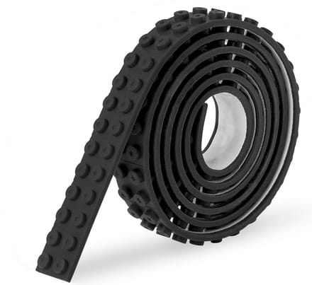 Sinji Play Stick & Brick - Flexibel Speelgoedtape - Tape – Zwart