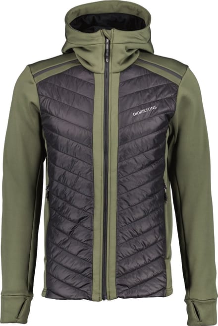 Didriksons ZUKO USX FULLZIP 2 Heren Outdoorvest - Deep Green - Maat S