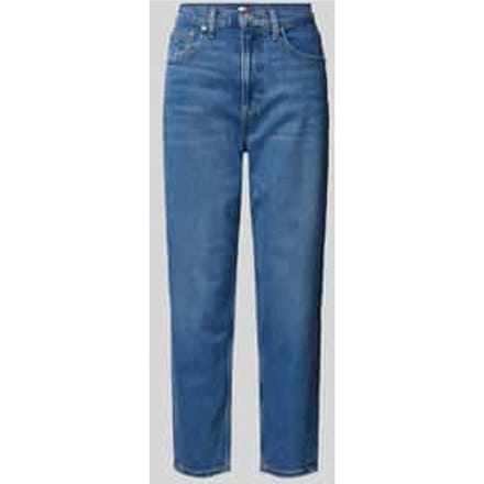 Mom fit jeans van katoenmix