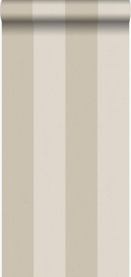 Origin Wallcoverings behang strepen donker beige - 53 cm x 10.05 m - 347016