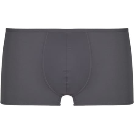HOM Plumes trunk (1-pack) - heren boxer microfiber kort - antraciet grijs