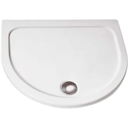 HSK semicircle acrylic shower tray super-flat 110 x 90 cm