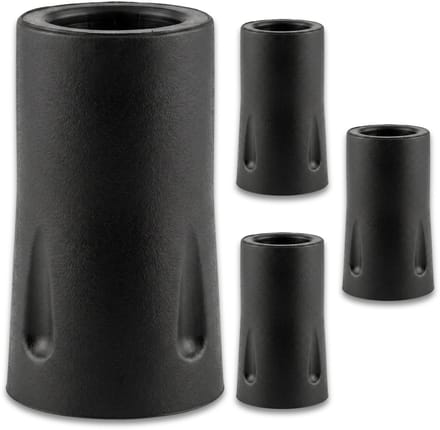 Purepeak Krukdoppen Set 4 Stuks - Wandelstok Dop - 11mm