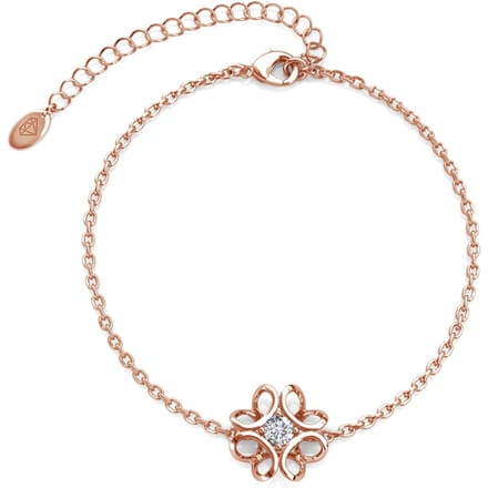 Narcissenarmbanden - Roségoud en kristal