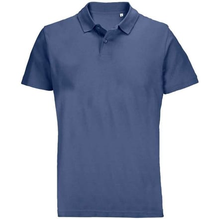 SOLS Pulse piqué poloshirt voor volwassenen, uniseks (Denim)