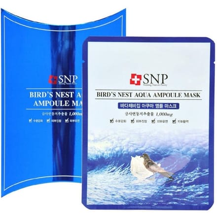 Vogelnest Water Aqua Vocht Ampoule Mask Set 25 ml x 10 st blue